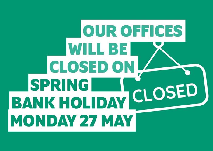Bank holiday office closures