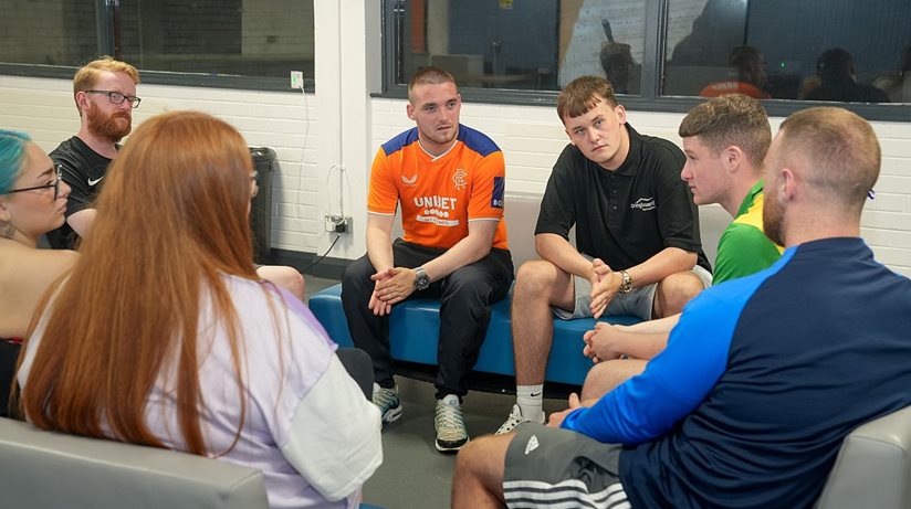A group of young people from north Belfast who took part in the Our Lives, Our Legacy project