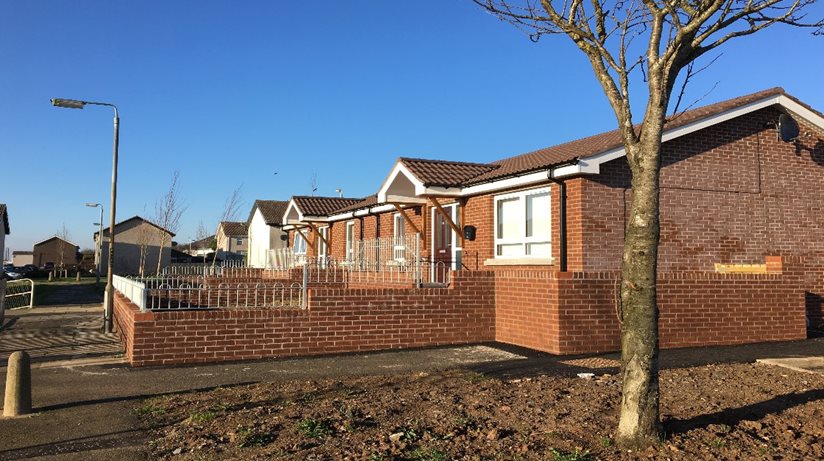 How the new two bedroom fully accessible bungalows look.