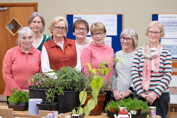 1.	Attendees at the Granaghan and District Women’s Group gardening workshop