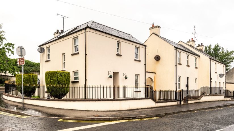 Some of the properties in Newtownstewart’s conservation area that had bespoke sliding sash timber windows replaced as part of the scheme.