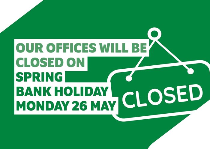 Spring bank holiday arrangements