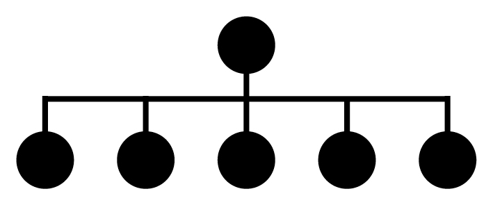 Organisational structure icon