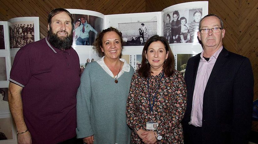 The organisers photographed at the Thanksgiving event 