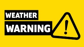The MET Office issued a yellow weather warning for heavy rain.