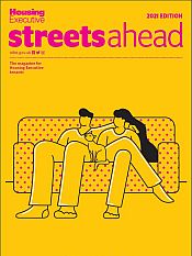 Streets Ahead tenant magazine 2021 cover art.