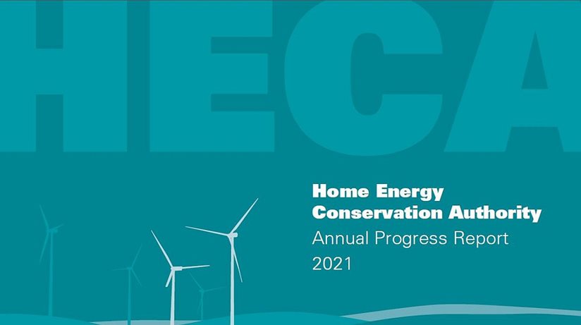 We have published the Home Energy Conservation Authority (HECA) Progress Report 2021.