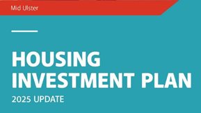 Text from the cover image of the Mid Ulster Housing Investment Plan 2025 Update.