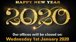 Image showing Housing Executive office closure for Newy Year holiday period.