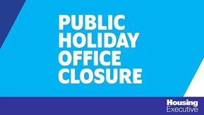 Public holiday office closure notification.