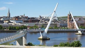 The Peace Bridge.