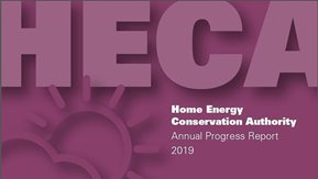 Picture of front cover of HECA Report 2019