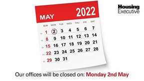 Graphic and text detailing office bank holiday closures.