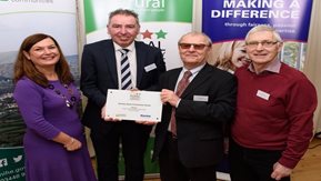 Darkley Rural Community group members pose with their award.